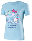 VICTOR x HELLO KITTY World Badminton Day T-KT301M Shirt [Lake Blue]