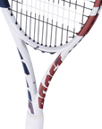 Babolat 2025 Boost Drive Tennis Racket [White/Coral]