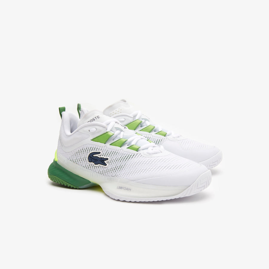 Lacoste AG-LT23 Ultra Women's Tennis Shoes [White/Green]