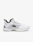 Lacoste AG-LT23 Ultra Men's Technical Pique Tennis Shoes [White/Dark Green]