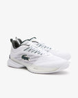 Lacoste AG-LT23 Ultra Men's Technical Pique Tennis Shoes [White/Dark Green]