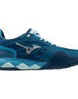 Mizuno Wave Enforce Tour 6 AC Mens Tennis Shoes [Moroccan Blue-White]