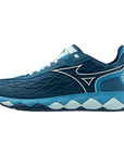 Mizuno Wave Enforce Tour 6 AC Mens Tennis Shoes [Moroccan Blue-White]