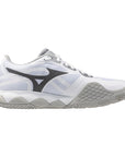 Mizuno Wave Enforce Tour 2 AC Women Tennis Shoes [White/Silver]