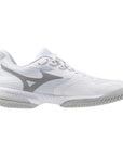 Mizuno Wave Exceed Court AC Women Tennis Shoes [White/Ultimate Grey]