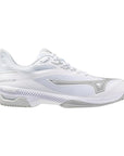 Mizuno Wave Exceed Court AC Women Tennis Shoes [White/Ultimate Grey]