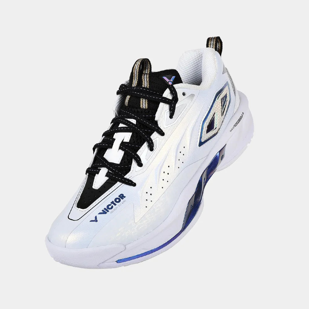 Victor C90II AC Badminton Shoes [White]