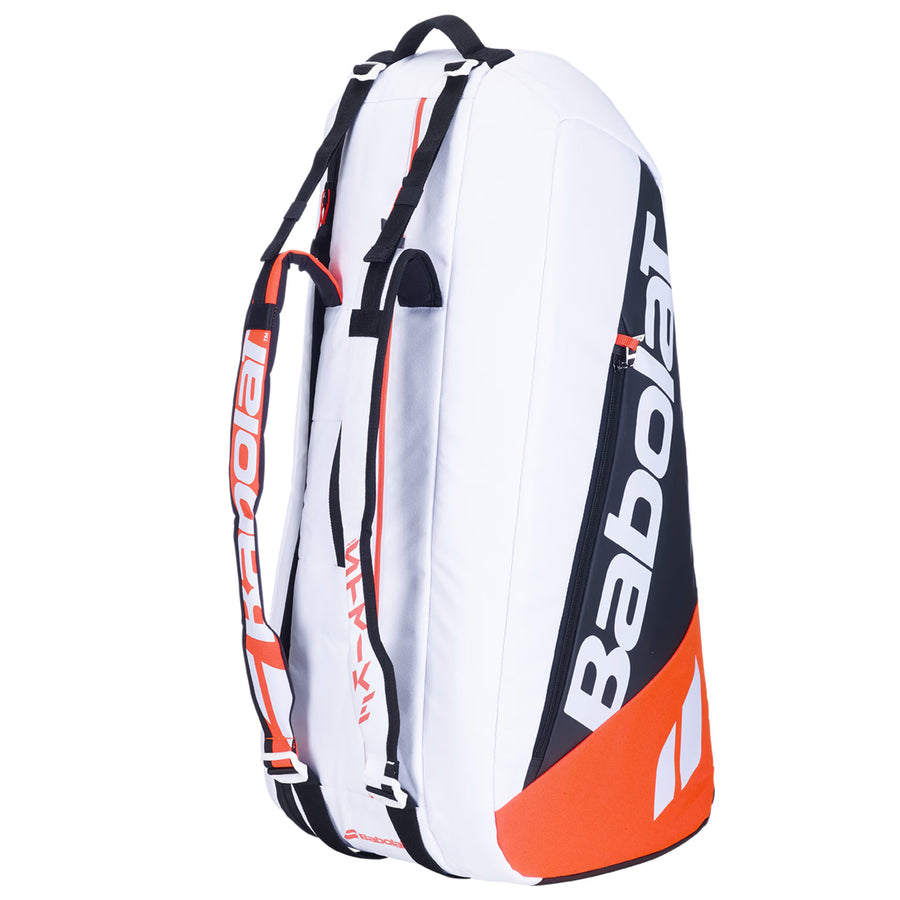 Babolat RH6 Pure Strike Court Bag [White/Black/Red]