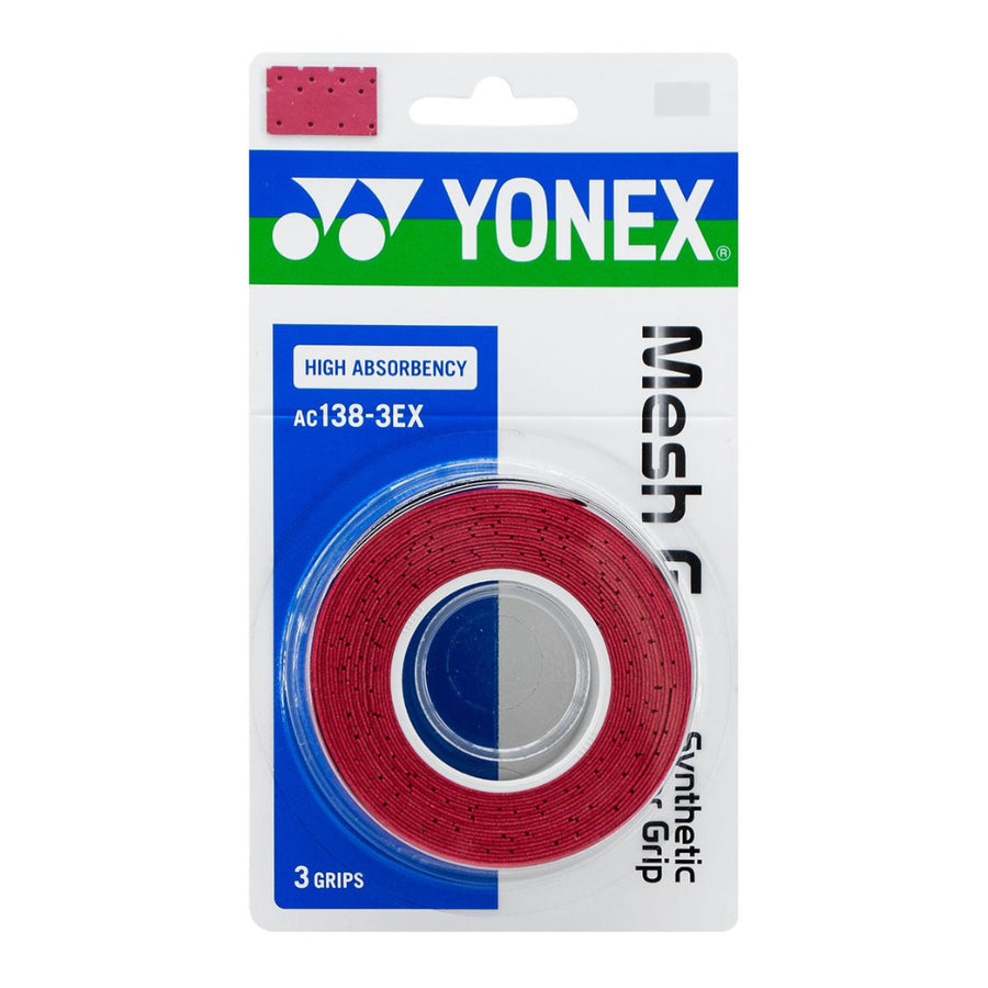 Yonex AC138EX 3-Pack Mesh Grap