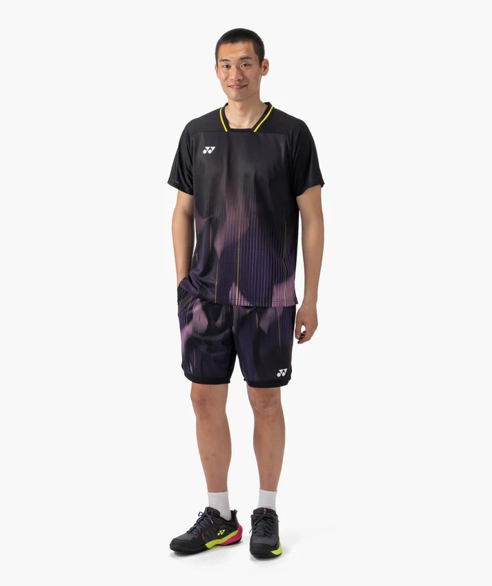 Yonex 10735YX 26' Tournament Men's Crew Shirt [Black]