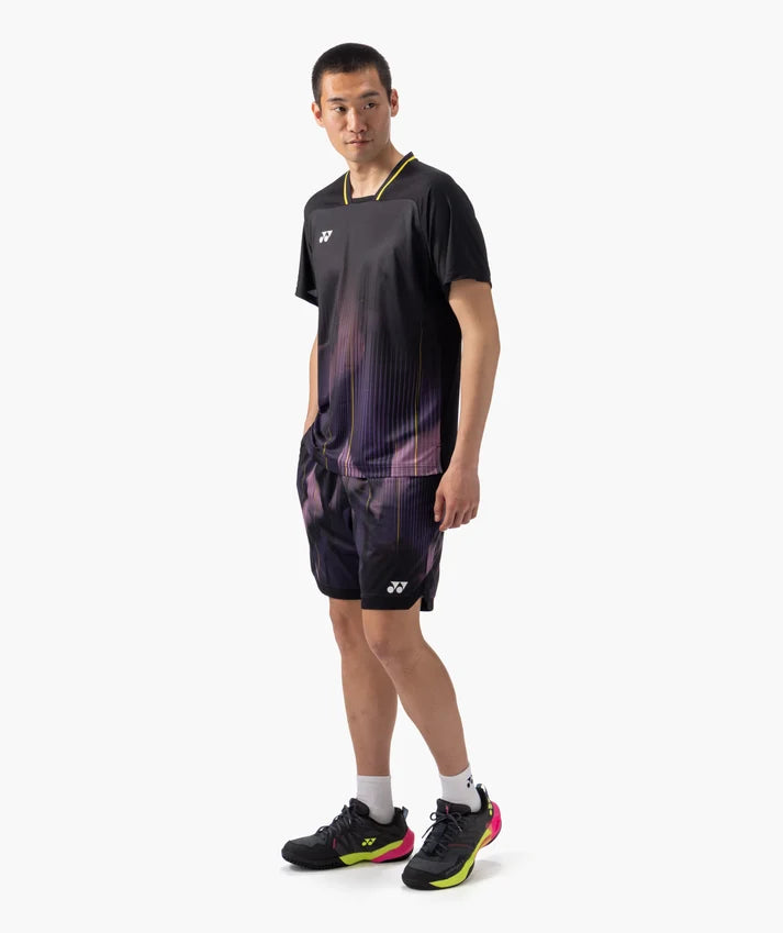 Yonex 10735YX 26' Tournament Men's Crew Shirt [Black]