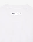 Lacoste TH1797-51 Men's Regular Fit Tennis T-shirt [White/Flashy Yellow/Green/Navy Blue]