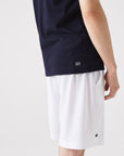 Lacoste TH2042-51 Men's Croc Jersey T-shirt [Navy Blue/White]