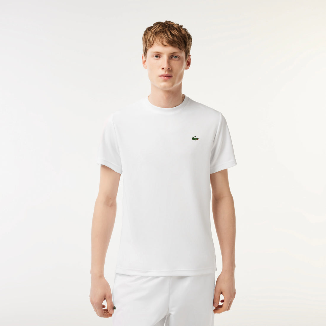 Lacoste TH3401-51 Men's Piqué T-Shirt [White]