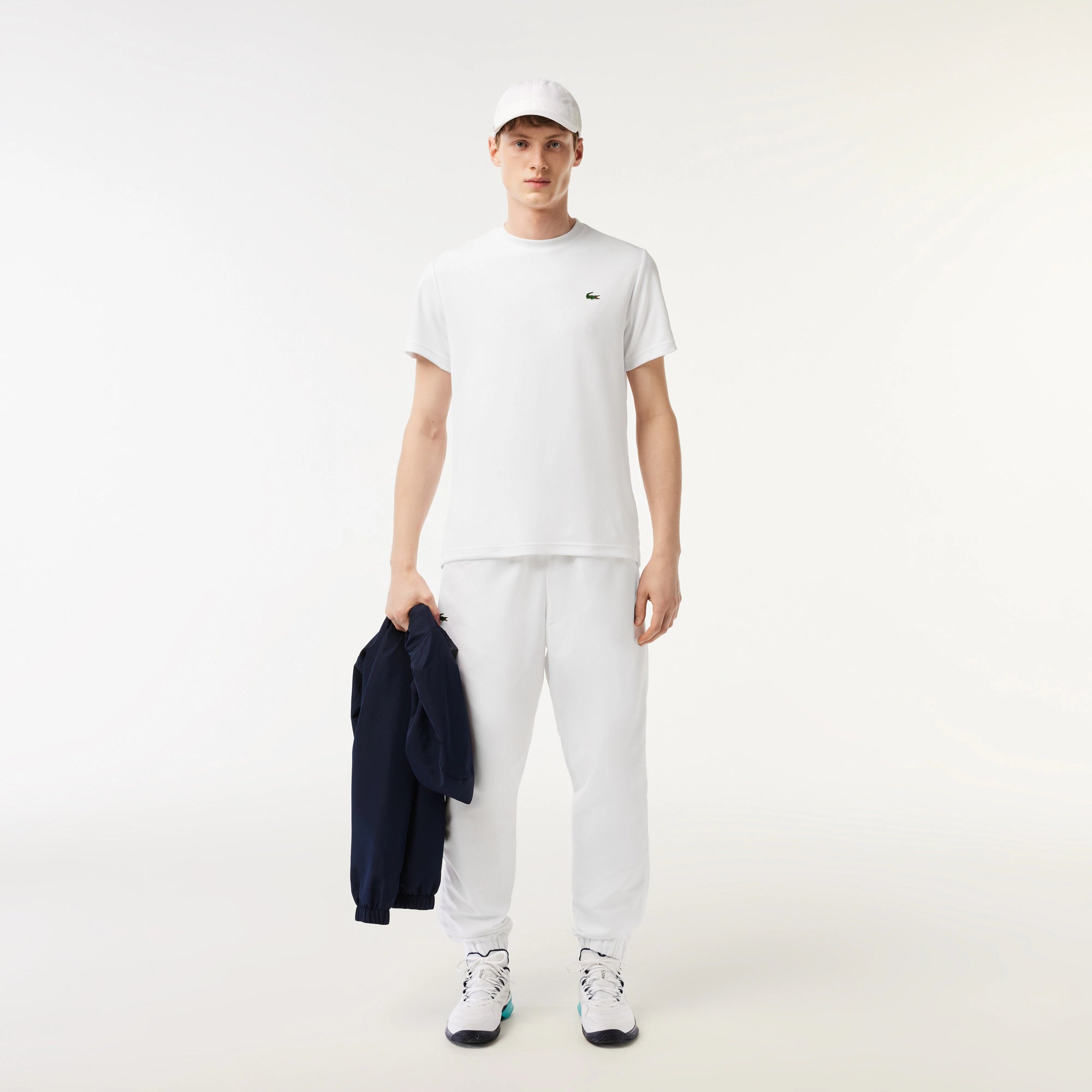 Lacoste TH3401-51 Men&#39;s Piqué T-Shirt [White]