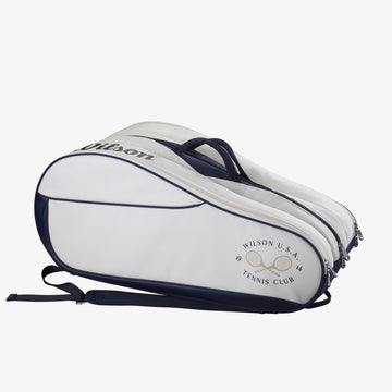 Wilson Heritage 1914 Racket Bag 12 Pk [Cream/Navy]