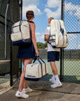 Wilson Heritage 1914 Racket Bag 12 Pk [Cream/Navy]