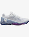 Wilson Rush Pro 4.0 Ladies' Tennis Shoes [White/Eventide/Royal Lilac]