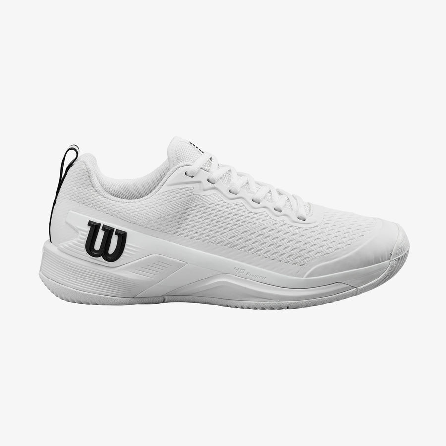 Wilson Rush Pro 4.5 Wide Tennis Shoes [White/White/Black]