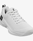 Wilson Rush Pro 4.5 Wide Tennis Shoes [White/White/Black]