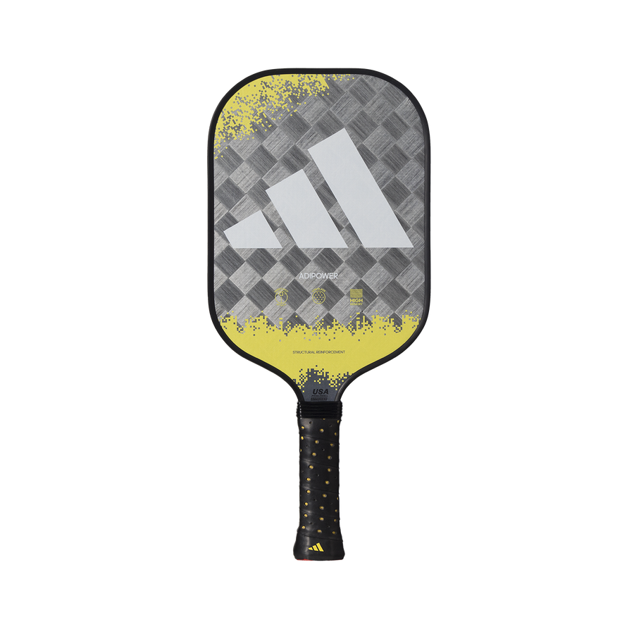 Adidas PB ADIPOWER ATTK3.2 Pickleball Paddle [Silver/Yellow]