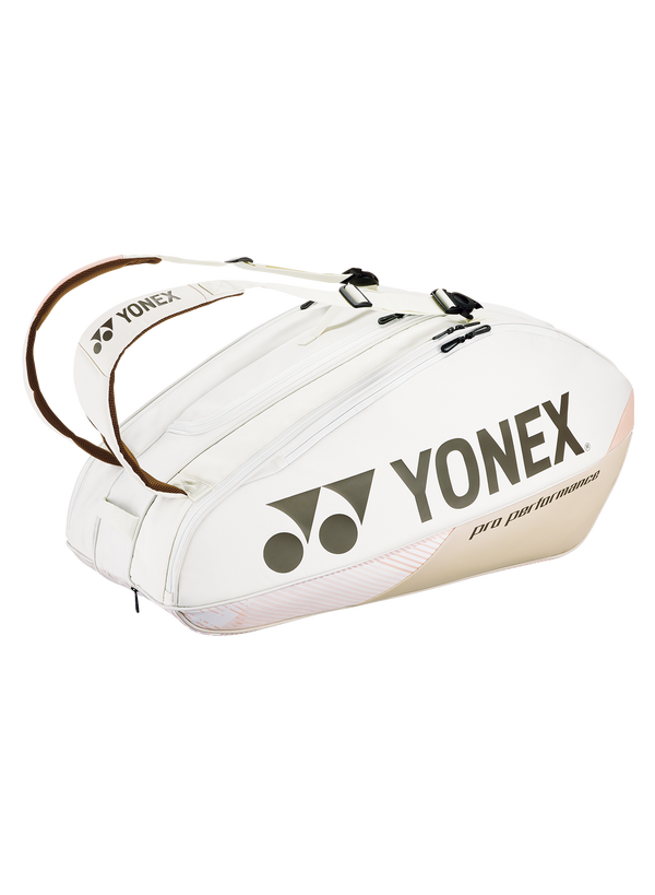 2024 YONEX BAG92429SB 9pc Pro Racquet Bag [Sand Beige] (Pre-order)