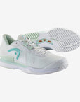 HEAD Sprint PRO 3.5 Ladies Tennis Shoes [White/Aqua]*CLEARANCE*