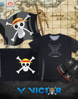 VICTOR x ONE PIECE TW-OPB C Long Towel [Luffy Skull]