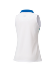 Yonex 75th Women's Sleeveless Polo Shirt 20627A [White]