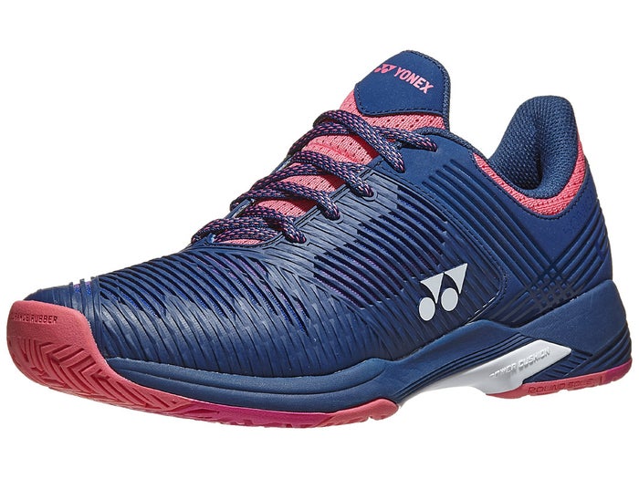 Yonex 2021 Power Cushion Sonicage 2 Ladies Court Shoes [Navy/Blue Purple]*CLEARANCE*