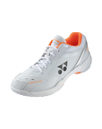 Yonex 2021 Power Cushion 65X3 Unisex Badminton Shoes [White/Orange]