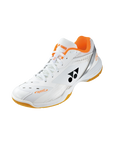 Yonex Power Cushion 65Z3 Wide Badminton Shoes [White/Orange]