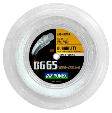 Yonex BG-65 Titanium Badminton String Reel (200m)